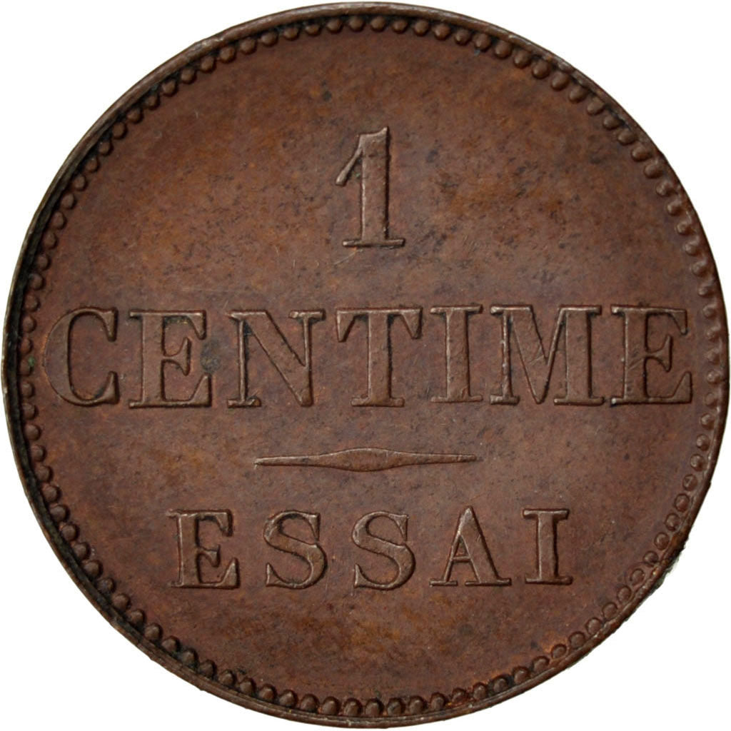 FRANCE, 1 Centime, MS(60-62), Gold, Gadoury #80, 1.55