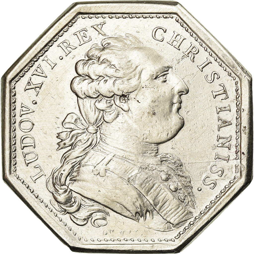 Francia, Token, Louis XVI, Trésor Royal, Duvivier, SPL-, Argento
