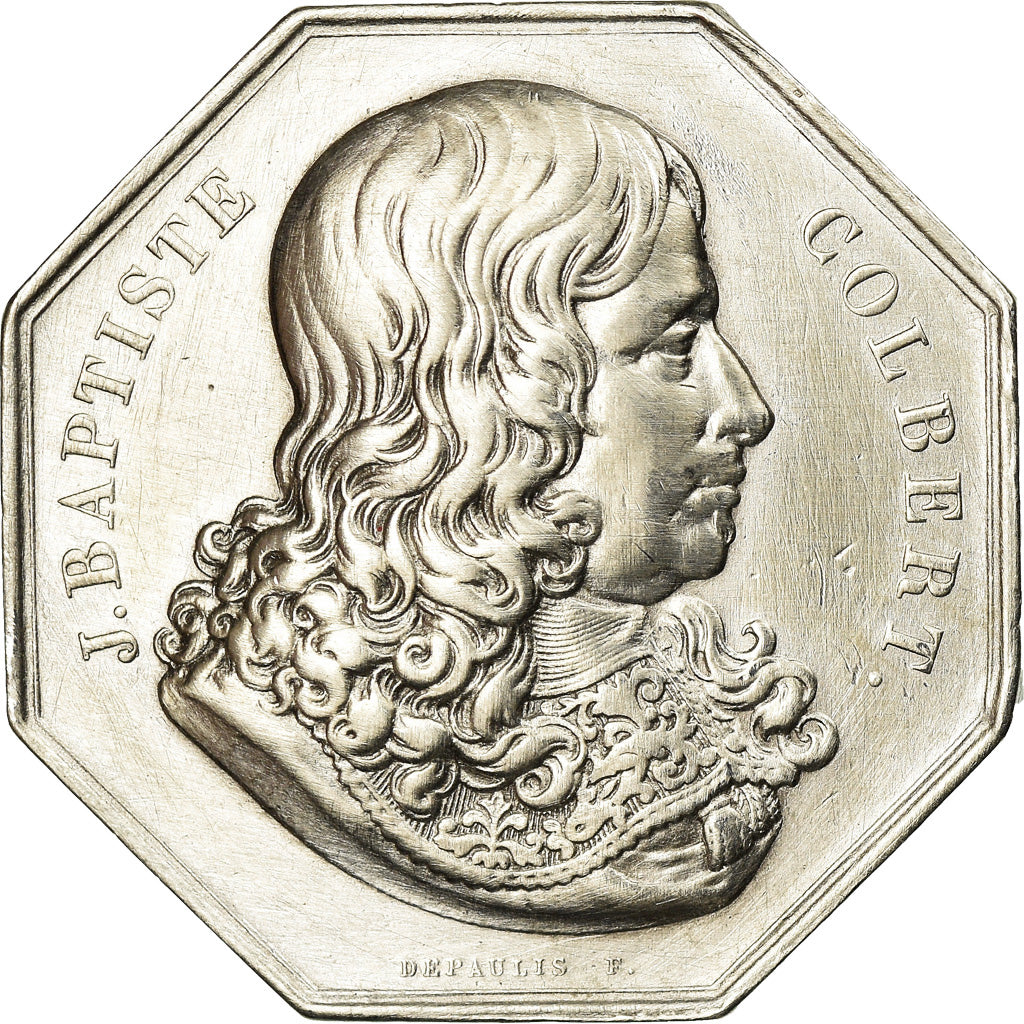 France, Token, Chambre de Commerce d'Amiens, 1761, Depaulis, Restrike, MS(63)