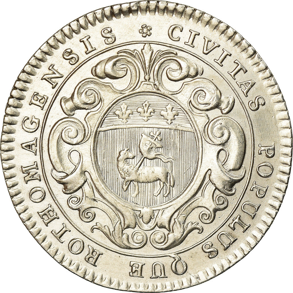 Frankreich, Token, Louis XV, Ville de Rouen, SS+, Silber, Feuardent:6208
