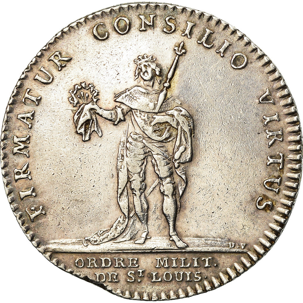 France, Jeton, Louis XV, Ordres du Roi, Ordre de Saint-Louis, TTB, Argent