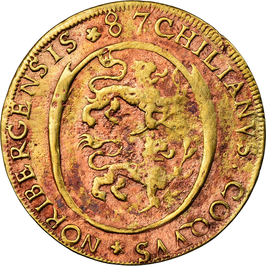 France, Token, Nuremberg, Killian Koch, History, 1587, EF(40-45), Brass