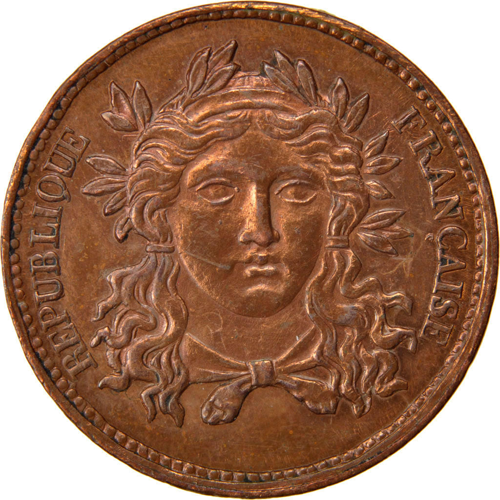 FRANCE, 20 Francs, 1848, MS(60-62), Copper, Gadoury #1047, 24.48