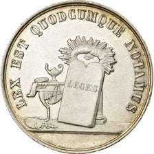 France, Token, Notary, Notaires de Laon, MS(60-62), Silver