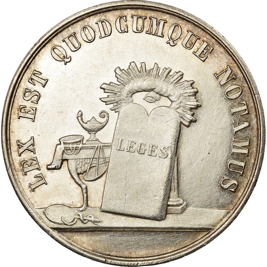 France, Token, Notary, Notaires de Laon, AU(55-58), Silver