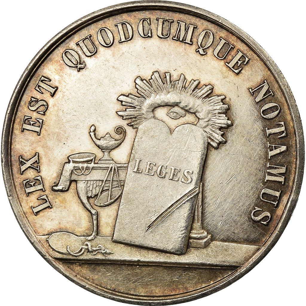 France, Token, Notary, Notaires de Laon, AU(55-58), Silver
