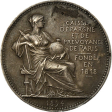 France, Token, Savings Bank, Caisse d'Epargne de Paris, 1894, Chaplain