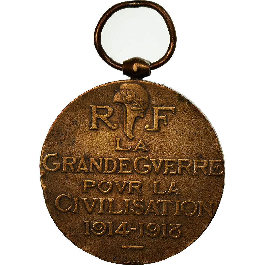 France, La Grande Guerre pour la Civilisation, Medal, 1914-1918, Very Good