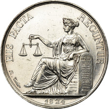 Francia, Token, Notaires de l'Arrondissement de Reims, 1824, Tiolier, MBC+