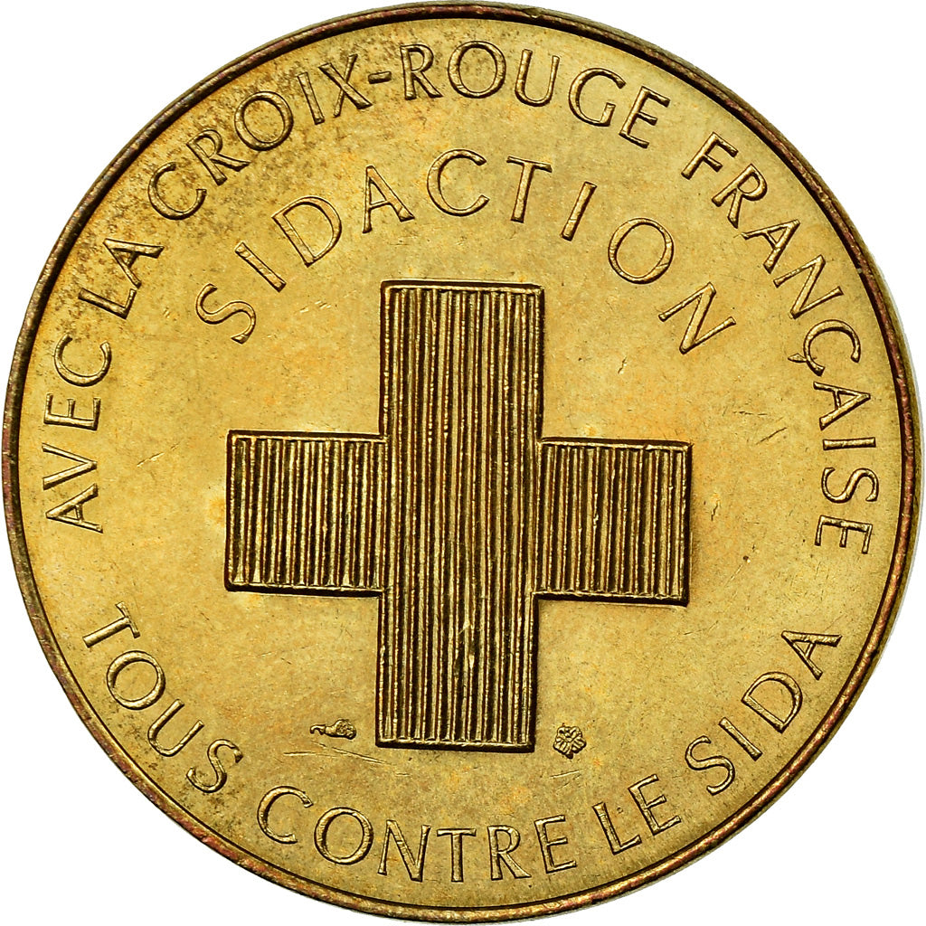 Francia, Token, Croix Rouge Française, Sidaction, SPL, Doratura in rame-nichel
