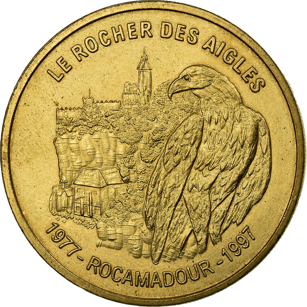 France, Token, Touristic token, 46/ Rocher des Aigles - Rocamadour, 1997, MDP