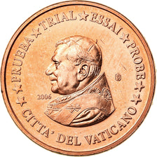 Vatican, Medal, 1 C, Essai-Trial Benoit XVI, 2006, MS(65-70), Copper