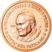 Vatican, Medal, 2 C, Essai-Trial Jean Paul II, 2005, MS(65-70), Copper