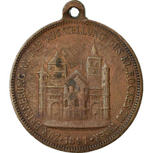 Duitsland, Medaille, Ausstellung des HL.Rockes zu Trier, 1891, ZF+, Koper