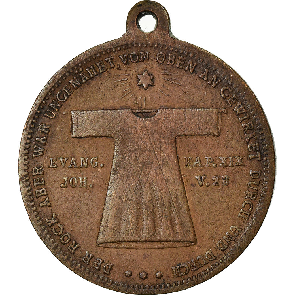 Duitsland, Medaille, Ausstellung des HL.Rockes zu Trier, 1891, ZF+, Koper