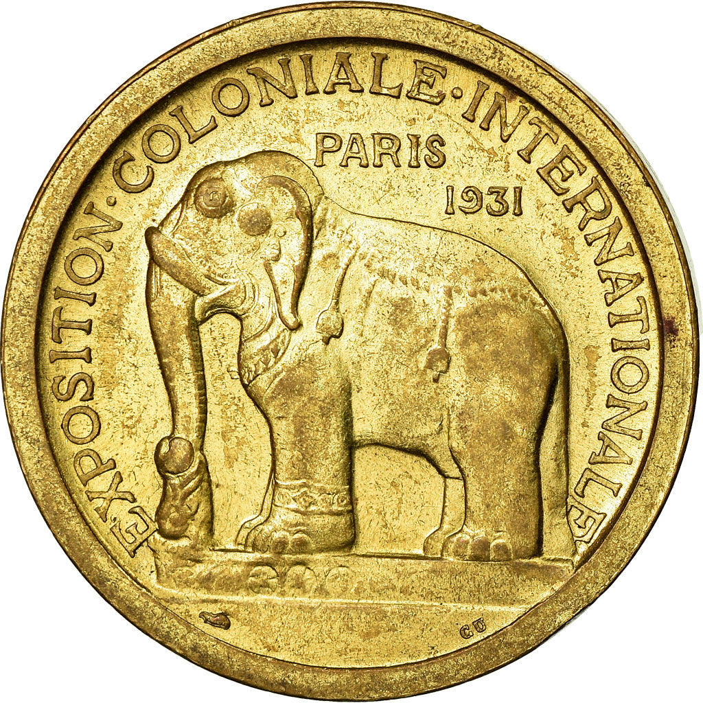 France, Medal, Exposition Coloniale Internationale, Paris 1931, Amérique, 1931