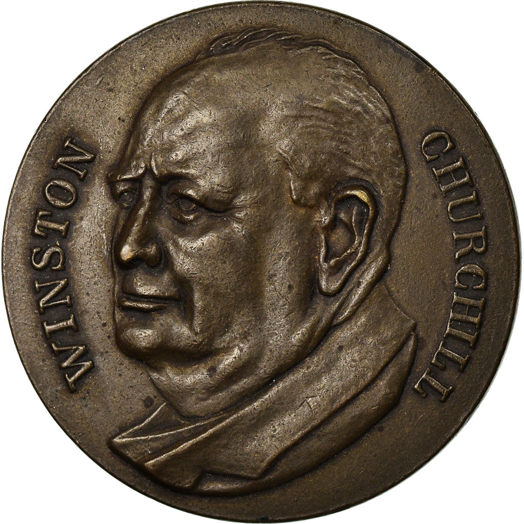 France, Médaille, Winston Churchill, Politics, Society, War, SPL, Bronze