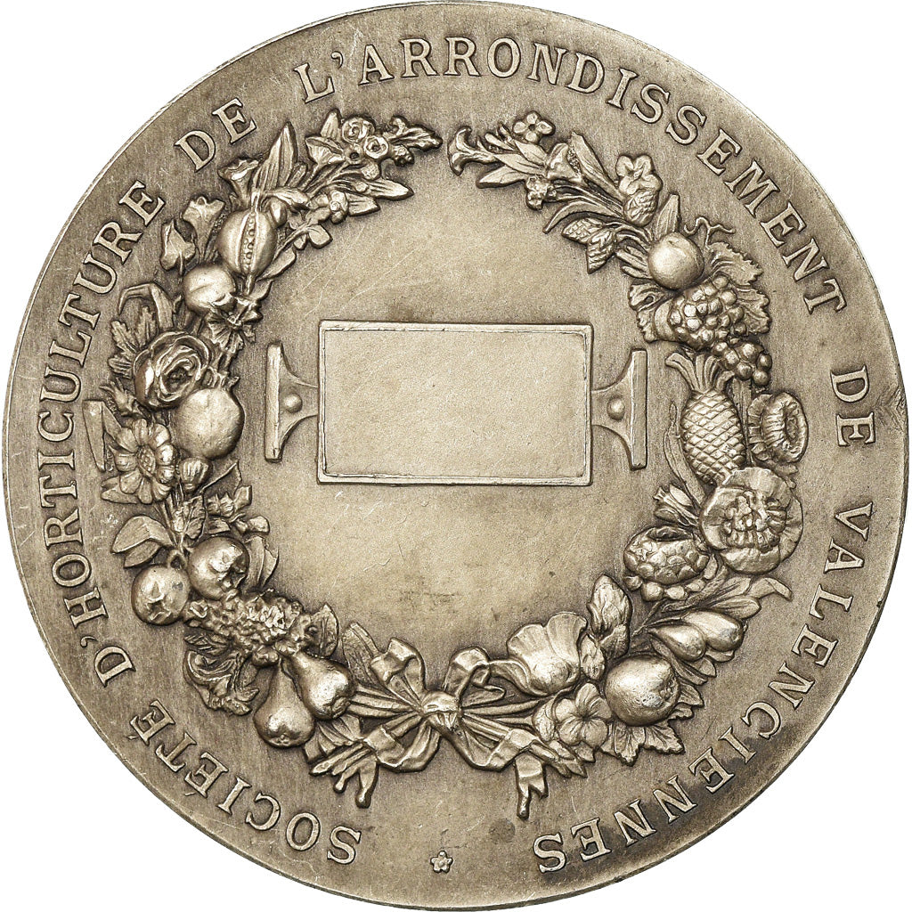 France, Medal, Société d'Horticulture de Valenciennes, MS(63), Silver