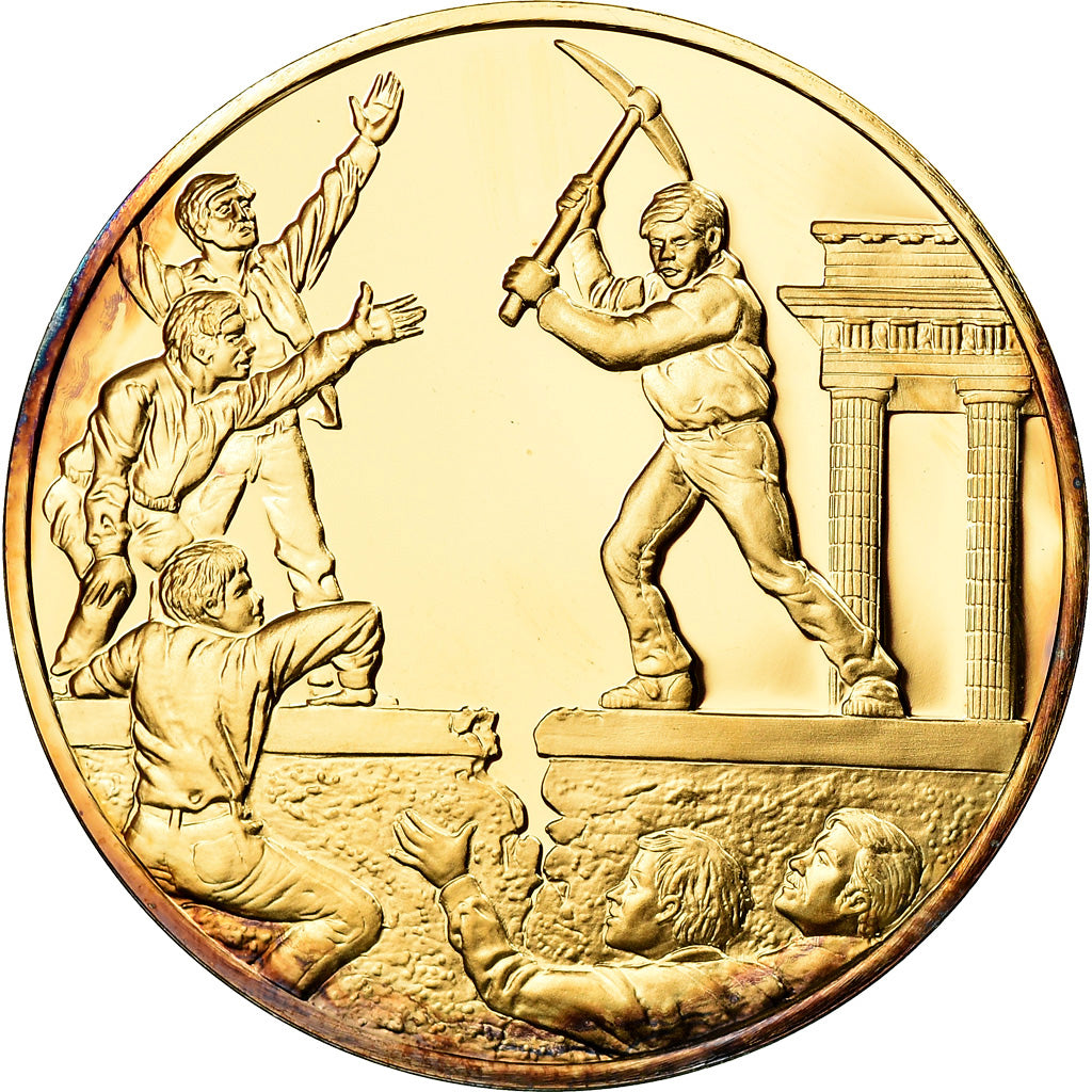 Germany, Medal, Chute du Mur de Berlin, Politics, Society, War, 1989, MS(64)