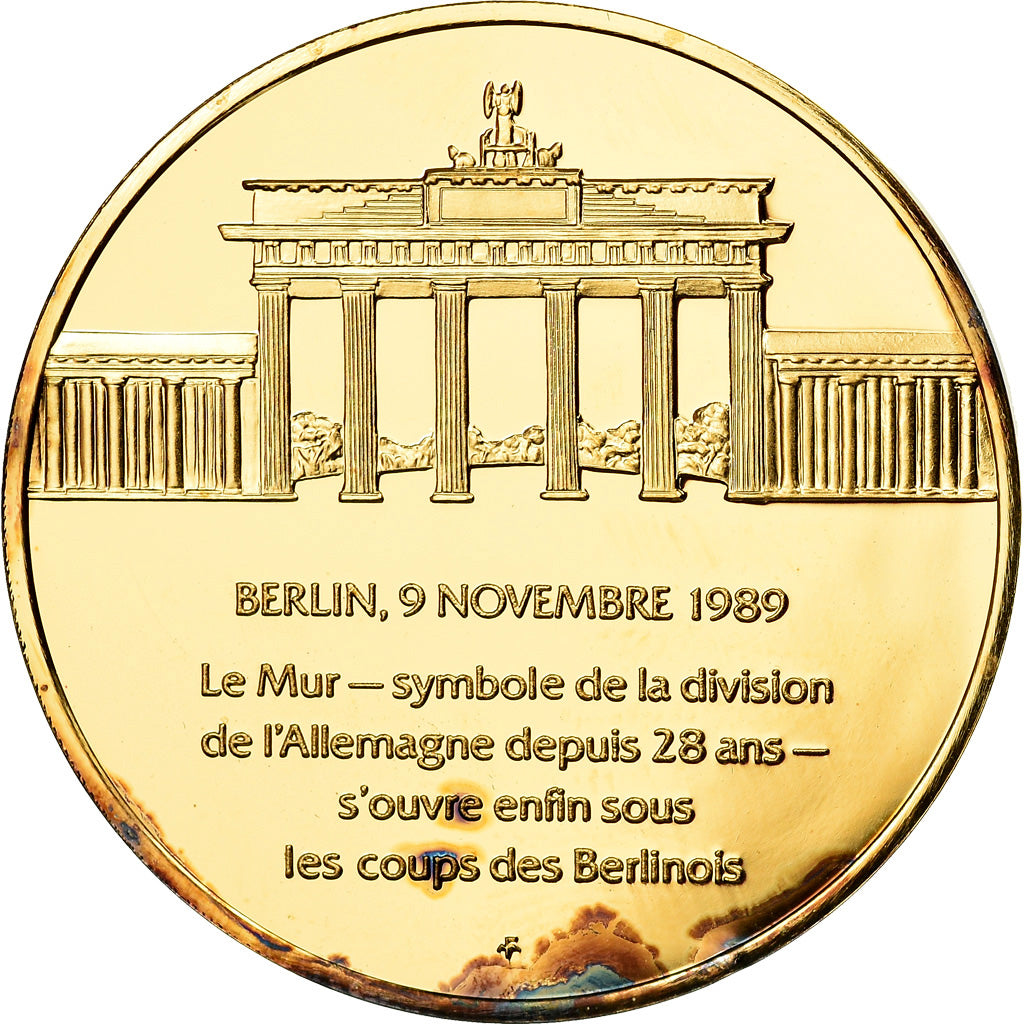 Germany, Medal, Chute du Mur de Berlin, Politics, Society, War, 1989, MS(64)