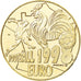 Francja, Medal, 10 Euro Football, 1998, Jimenez, MS(65-70), Pokryty brązem