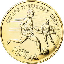 France, Médaille, Football, Coupe d'Europe, Marseille-Munich, 1993, FDC, Gilt