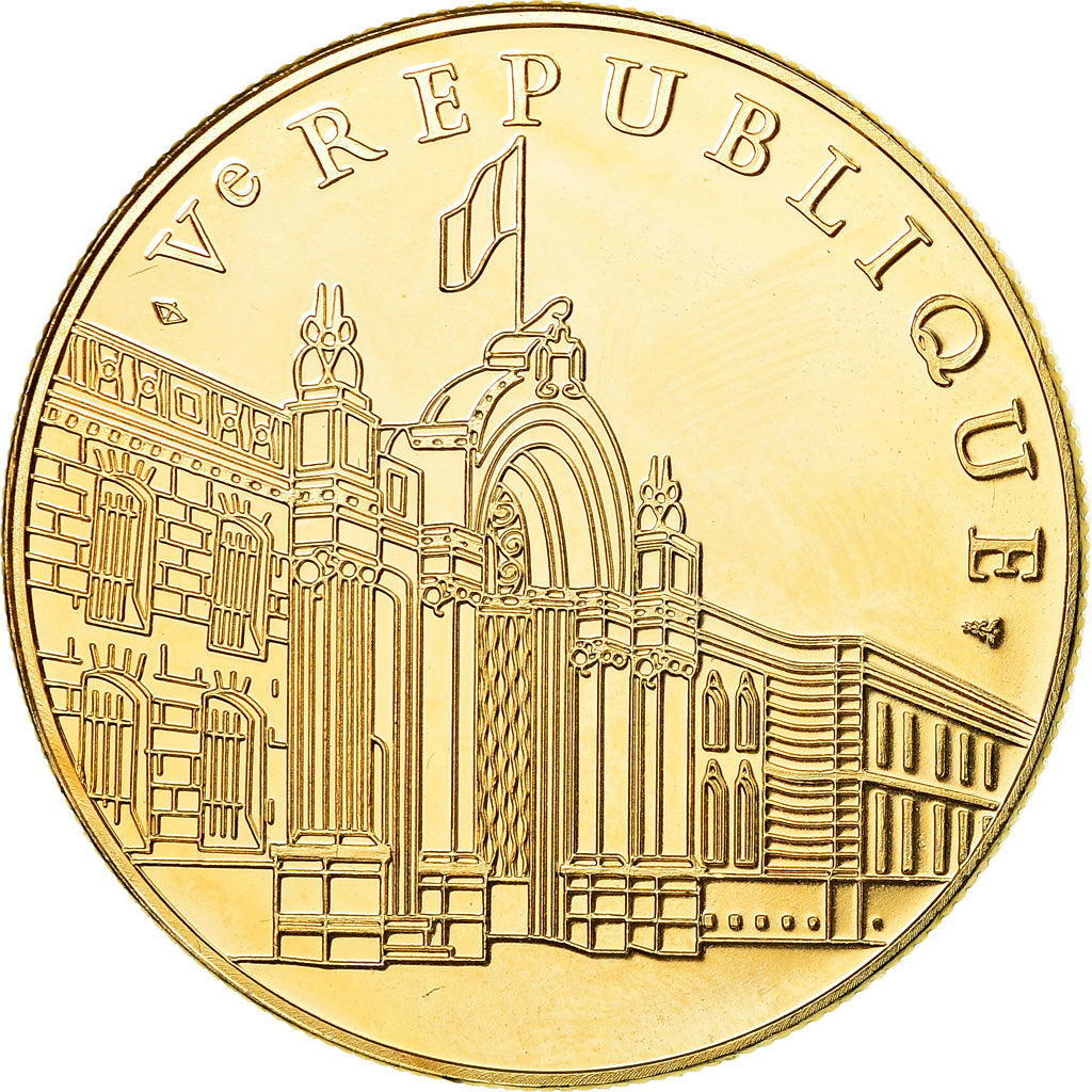 Frankrijk, Medaille, Ve République, Valery Giscard d'Estaing, 1981, FDC, Gilt