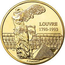 França, Medal, Europa, Le Louvre, Artes e Cultura, 1993, Jimenez, MS(65-70)