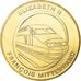 France, Medal, Tunnel sous la Manche - Elizabeth II, Mitterrand, 1994, Jimenez