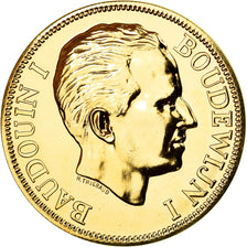 Belgium, Medal, Le roi Baudouin Ier, 1993, MS(65-70), Gilt Bronze