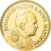 Francia, medaglia, Le Pape Jean-Paul II à Reims, 1996, FDC, Bronzo dorato
