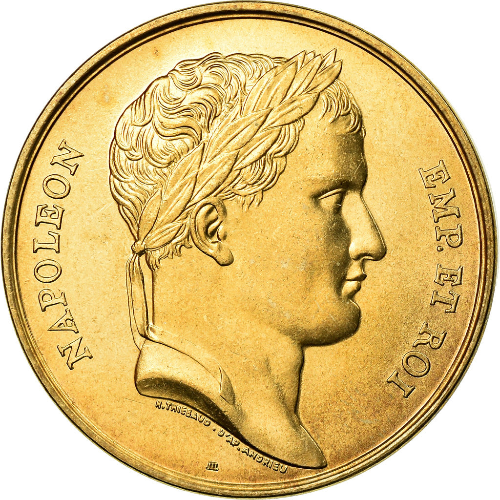France, Medal, Le sacre de Napoléon Ier par Pie VII, MS(65-70), Nickel