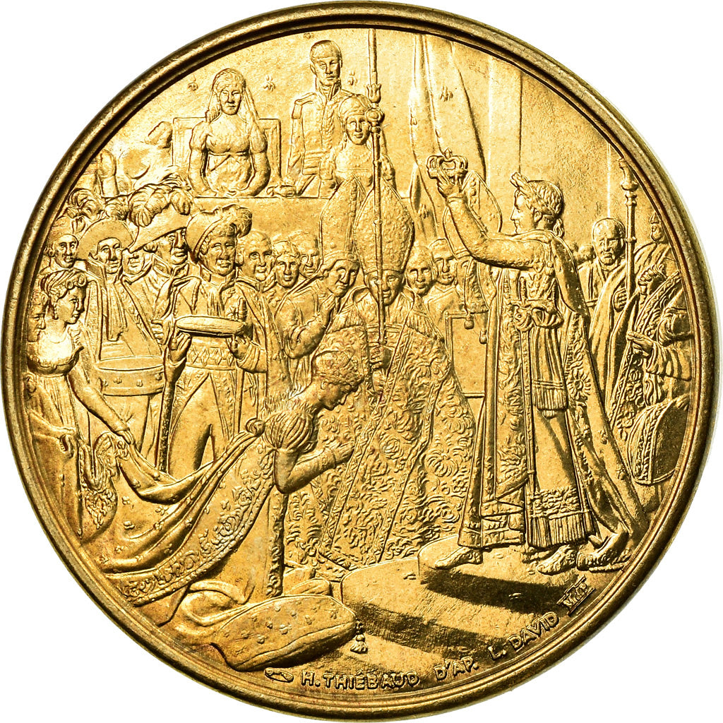 France, Medal, Le sacre de Napoléon Ier par Pie VII, MS(65-70), Nickel