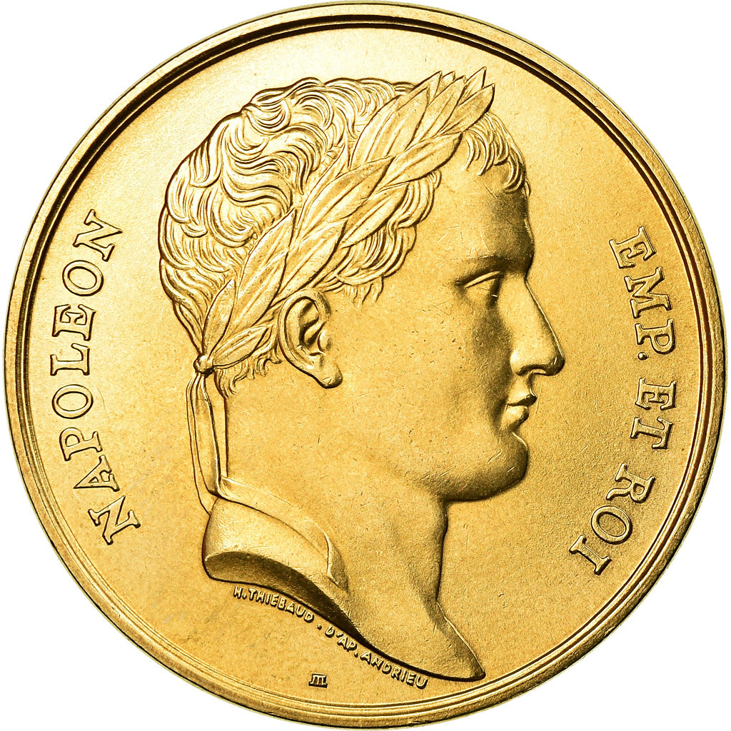France, Medal, Le sacre de Napoléon Ier par Pie VII, MS(65-70), Nickel