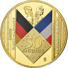 France, Médaille, 50 Ans du Traité de l'Elysée, De Gaulle-Adenauer, 2013