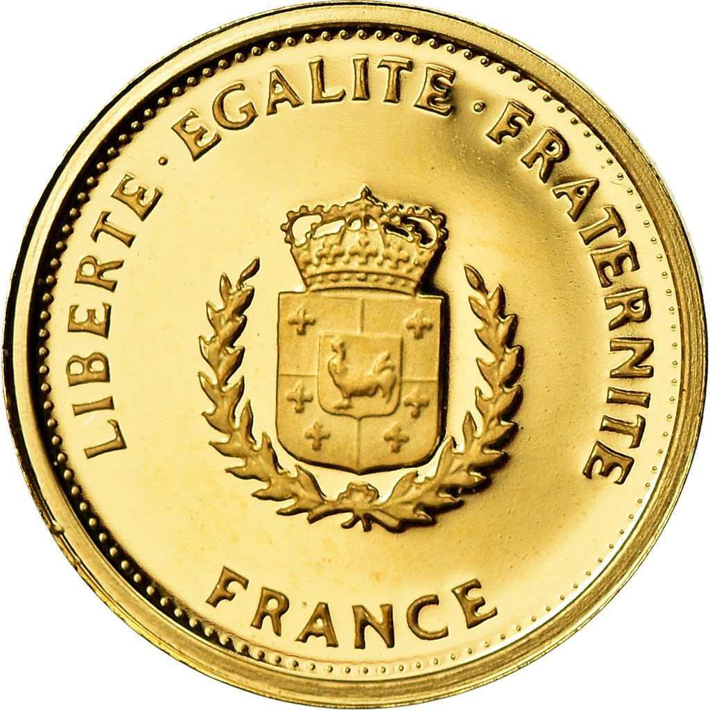 France, Medal, Charles De Gaulle, Politics, Society, War, MS(65-70), Gold