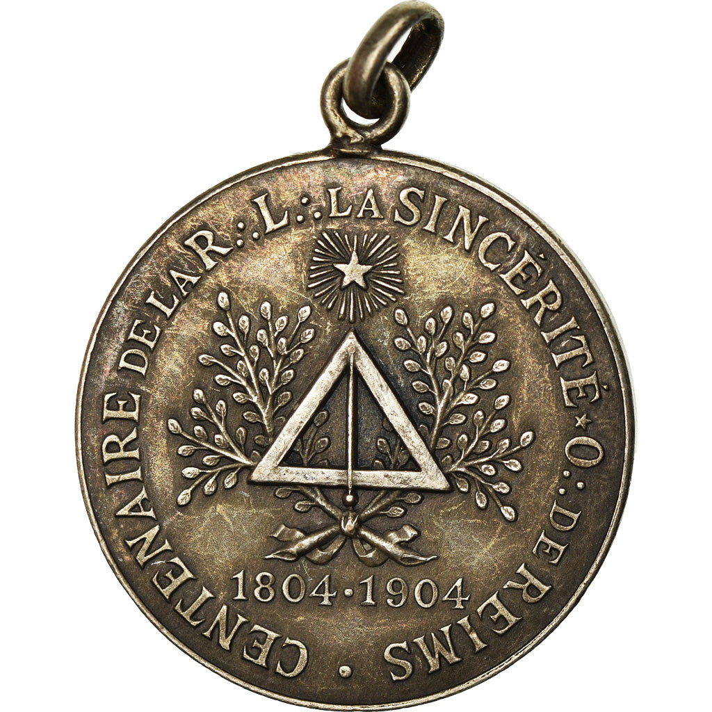France, Médaille, Masonic, Centenaire de la Loge la Sincérité, Orient de