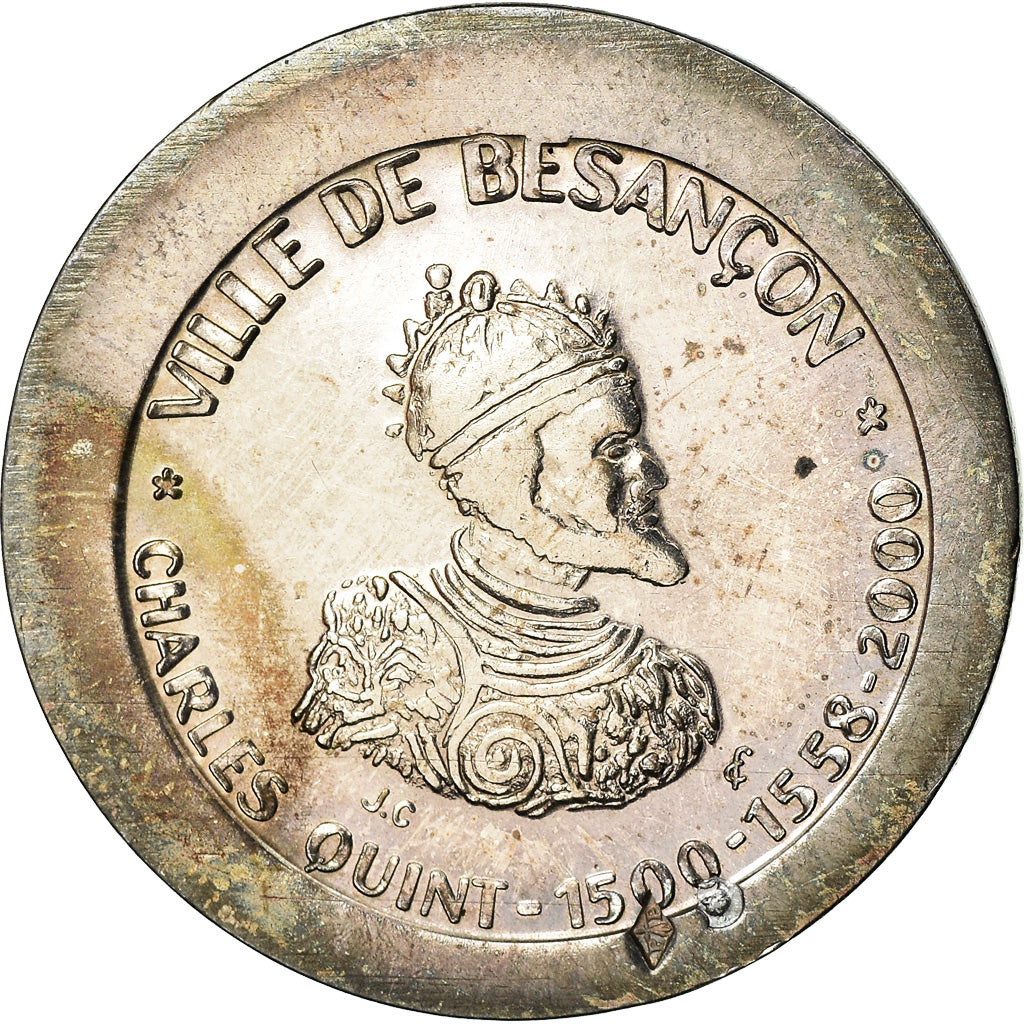 Frankrijk, Token, Société Numismatique du Doubs, Besançon, 1998, UNC-, Zilver