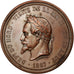 France, Medal, Napoléon III, Visite de la Chambre de Commerce de Lille, 1867