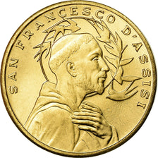 Italia, Token, Sacro Convento Assisi, San Francesco d'Assisi, FDC, Copper Gilt