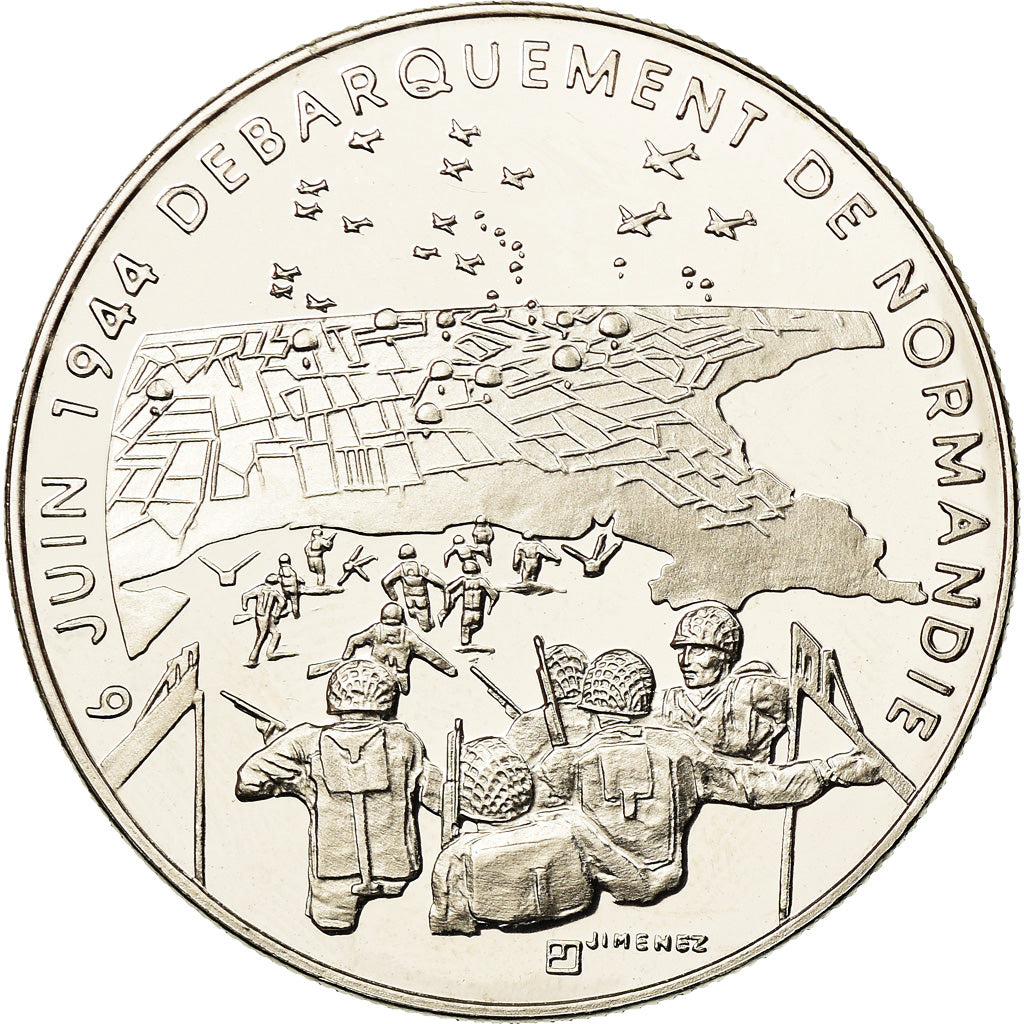 França, Medal, 1939-1945, Débarquement de Normandie, MS(65-70), Cobre-níquel