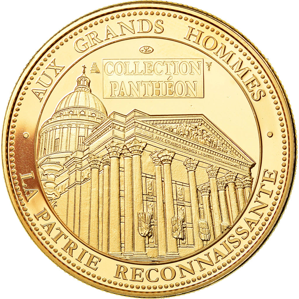 Frankrijk, Medaille, Nos Grands Hommes, Victor Hugo, FDC, Copper-Nickel Gilt