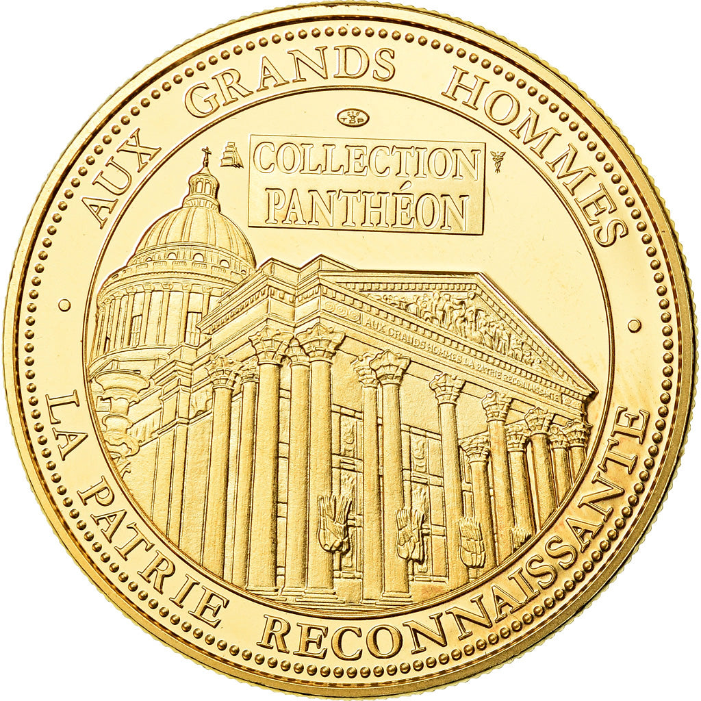 Francia, medalla, Pierre et Marie Curie, Collection Panthéon, FDC, Cobre -