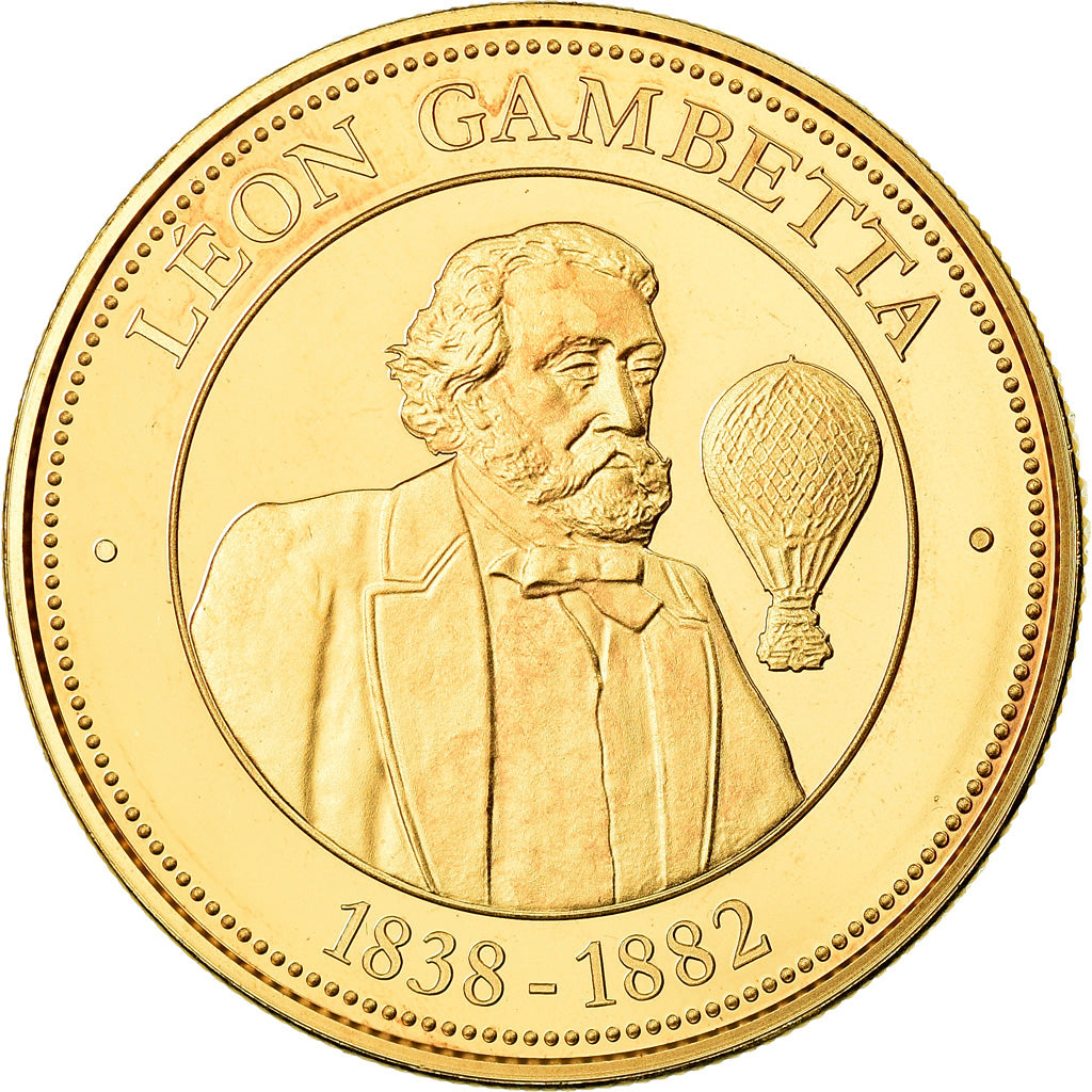 France, Medal, Collection Panthéon, Léon Gambetta, Politics, Society, War