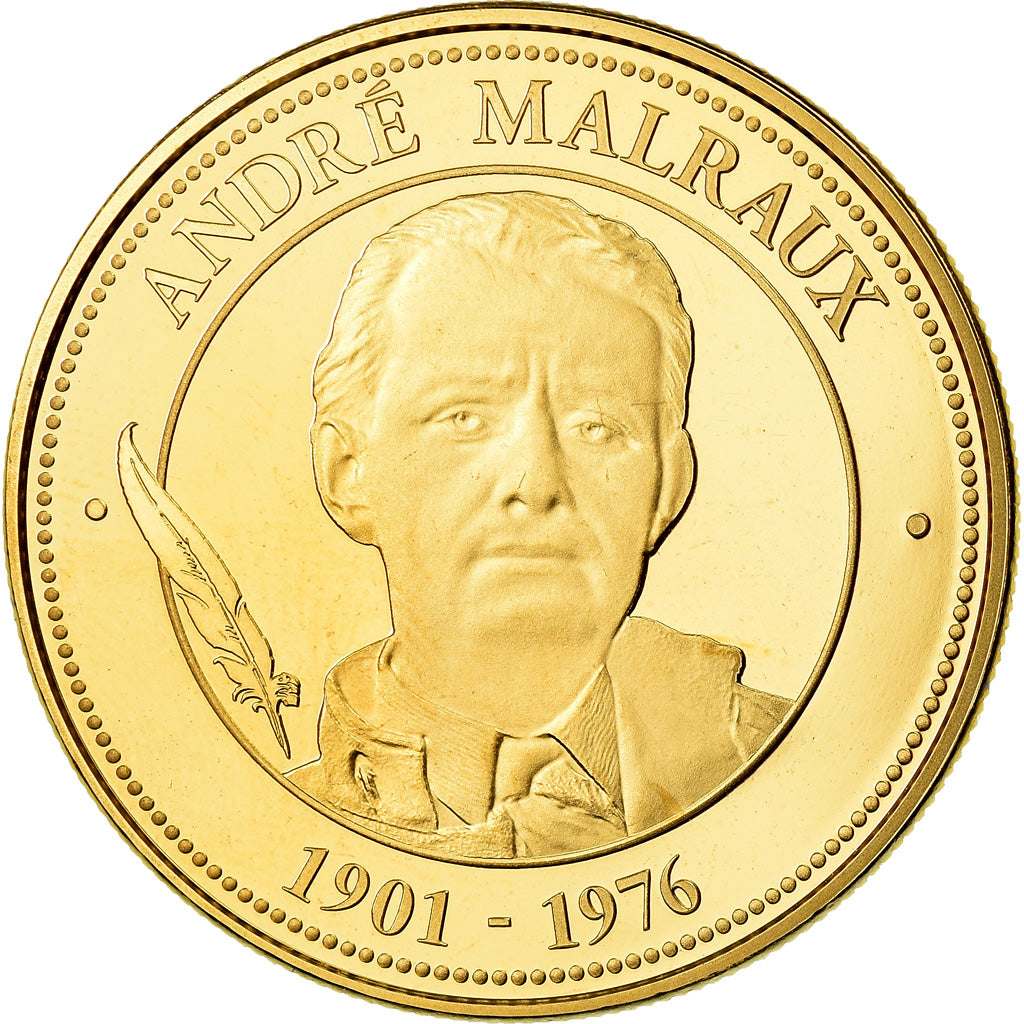 Frankrijk, Medaille, Collection Panthéon, André Malraux, FDC, Copper-Nickel