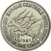Monnaie, États de l'Afrique équatoriale, 50 Francs, 1961, Paris, SUP+, Nickel