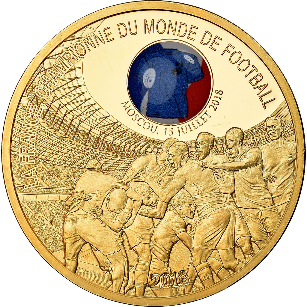 Frankreich, Medaille, La France Championne du Monde de Football, Sports &