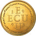 France, Médaille, Ecu Europa, Marianne, 1993, SPL+, Gilt Bronze