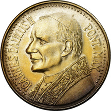 Vatican, Medal, Le Pape Jean-Paul II, AU(55-58), Silvered bronze