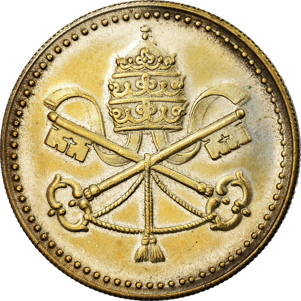 Vatican, Medal, Le Pape Jean-Paul II, AU(55-58), Silvered bronze